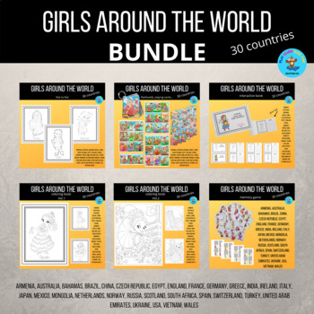 Preview of Girls Around The World - BUNDLE