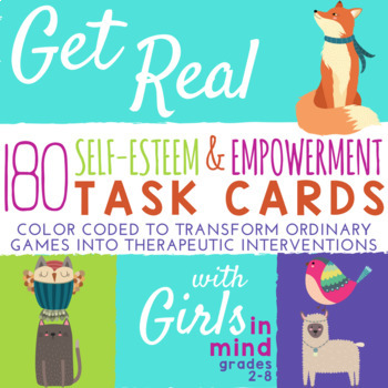 Preview of Girl's Groups: Self-Esteem and Empowerment School Counseling Game for Girls