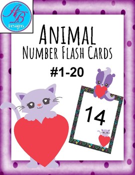 Animals Numbers 1-20 Teaching Resources | TPT