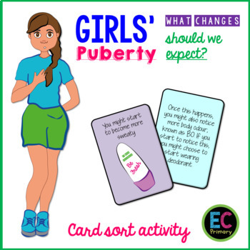 girls puberty card sort by ecpublishing teachers pay