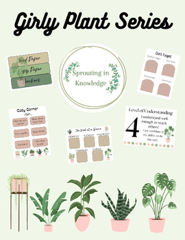 Preview of Girly Plant: Class Job Set