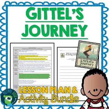 Preview of Gittel's Journey by Leslea Newman Lesson Plan & Activities