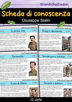Preview of Giuseppe Stalin - Scheda di conoscenza - Personaggi famosi (Italiano)