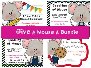 Give A Mouse Bundle: Laura Numeroff Mouse Book Companions by Jenna ...