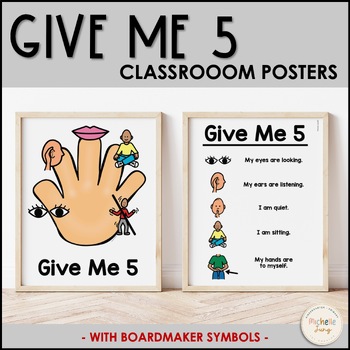 Give Me 5 Boardmaker Symbols By Michelle Jung Tpt