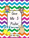 Give Me 5 - Listening Poster