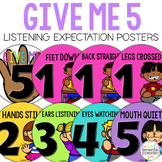 Give Me 5 Posters | Rug Expectations | Rug Rules | Listeni