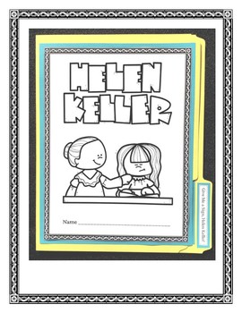 Give Me A Sign Helen Keller Book Report And Lapbook By Linda Finch