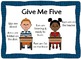 Give Me Five Poster Freebie by Ms Kara Teachers Pay Teachers