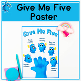 Give Me 5 Poster - Visual Behaviour Management Strategies