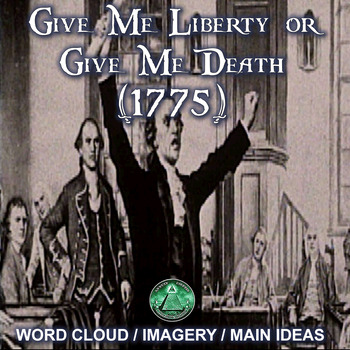 Preview of Give Me Liberty or Give Me Death - Word Cloud / Imagery / Main Ideas