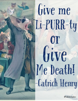 Give Me Liberty or Give me Death Poster Patrick Henry
