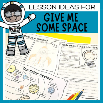 Preview of Give Me Some Space Book Study Worksheets and Activities