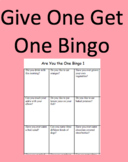 Give One Get One Bingo