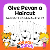 Give Pevan a Haircut | Scissor Skills Cutting Practice | F