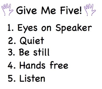 Preview of Give me Five