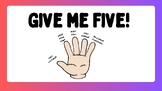 Give me Five: Ombre Classroom Management Posters to Laminate