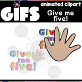 Give me five GIF | Animated Clipart