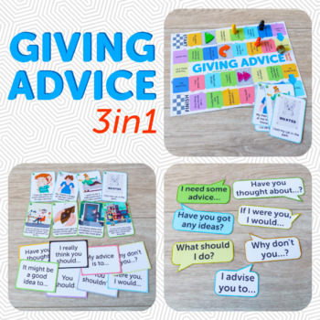 Preview of Giving Advice 3in1