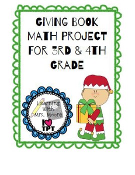 Preview of Giving Book Project (Math Project for the Holidays)