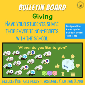 Preview of Giving / Donating / Charity Bulletin Board | Personal Finance