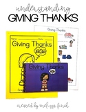 Giving Thanks- Social Narrative for Student's with Special Needs