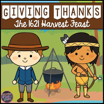 Preview of Giving Thanks The 1621 Harvest Feast Thanksgiving Book Study