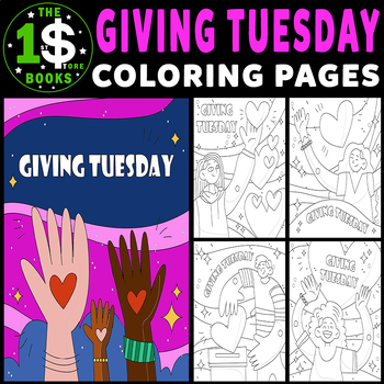 Giving Tuesday Coloring Pages  28 November Holiday Coloring