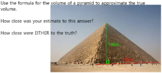 Giza Pyramid introduction to Volumes of Pyramids