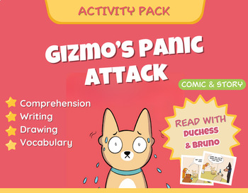 Preview of Gizmo's Panic Attack - Comic and Story Activity Pack