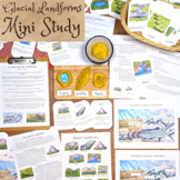 Glacial Landforms Mini Study: earth science learning materials