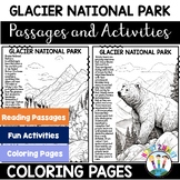Glacier National Park Unit With Coloring Pages Sheets Activities