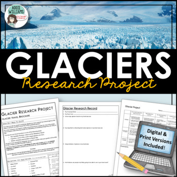earth science glaciers worksheets