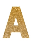 Glam Glitter Prints | A-Z 0-9 Decor Printable Bulletin Boa