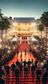 Preview of Glamorous Showcase: Cannes Film Festival Poster