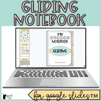 Preview of Gliding Digital Interactive Notebook Activities