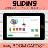 Gliding Minimal Pair Counters | Boom Cards™ | Distance Learning