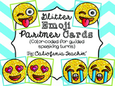 Glitter Emoji Partner Cards