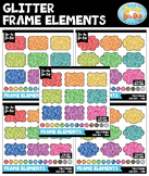 Glitter Frames Clipart Mega Bundle {Zip-A-Dee-Doo-Dah Designs}