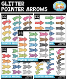 Glitter Pointer Arrows Clipart Mega Bundle {Zip-A-Dee-Doo-