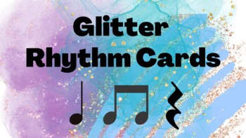 Preview of Glitter Rhythm Cards