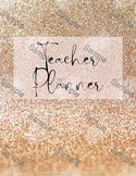 Glitter Teacher Planner - Undated