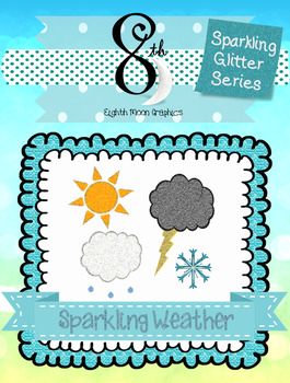 Preview of Glitter Weather Clip Art