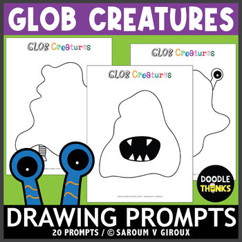 Preview of Glob Creatures Drawing Prompts