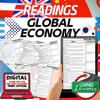 Preview of Global Economy DBQ Reading Comprehension Passages & Questions