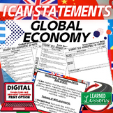 Global Economy I Can Statements & Posters Self-Assessment 