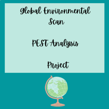 Preview of Global Environmental Scan/PEST Analysis project -Project Based Learning 