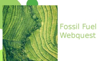 Preview of Global Fossil Fuel Use Webquest (map and chart analysis)