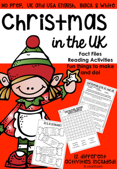 Preview of Global Glitter Tribe Holidays Around the World FREEBIE- Christmas in the UK