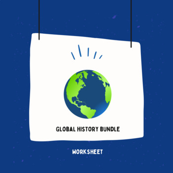 Preview of Global History Bundle (Worksheets, Presentations, Activities, etc.)